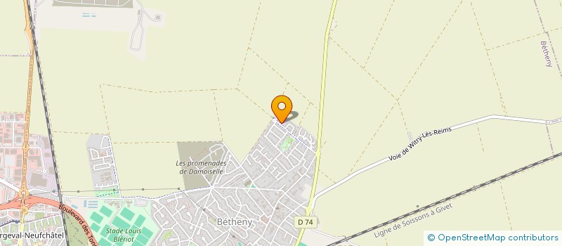 localisation de l'entreprise LTLY  BETHENY