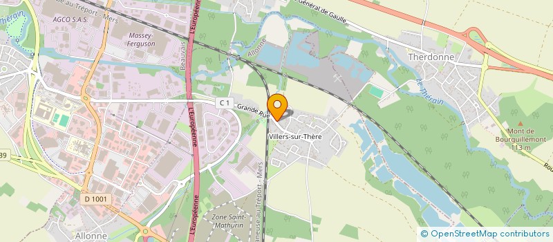 localisation de l'entreprise LTM  ALLONNE