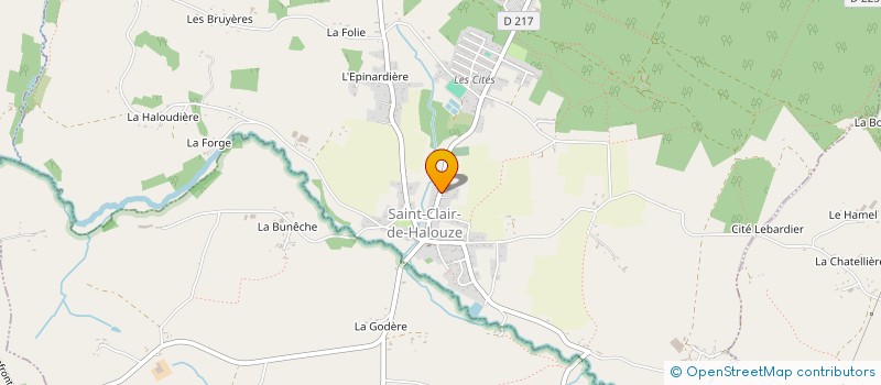 localisation de l'entreprise LTM DIS à SAINT-CLAIR-DE-HALOUZE