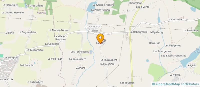 localisation de l'entreprise LTM HOLDING à CHATEAUBOURG