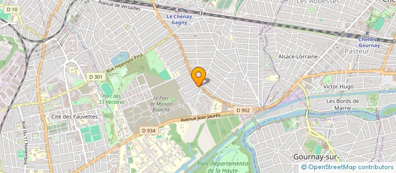 localisation de l'entreprise LTM INVEST à NEUILLY-SUR-MARNE