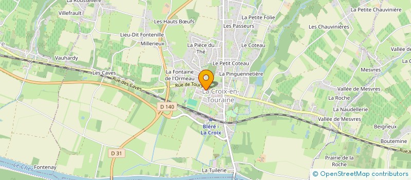 localisation de l'entreprise LTM MARQUENET à LA CROIX-EN-TOURAINE