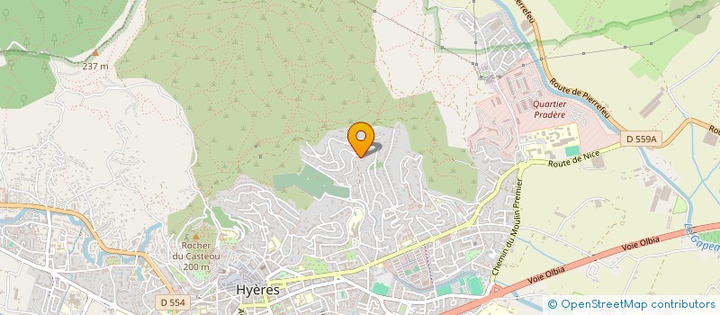 localisation de l'entreprise LTMED à HYERES