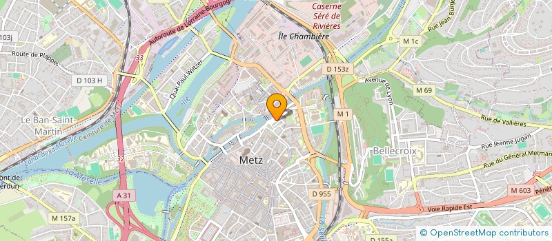 localisation de l'entreprise LTMF à METZ