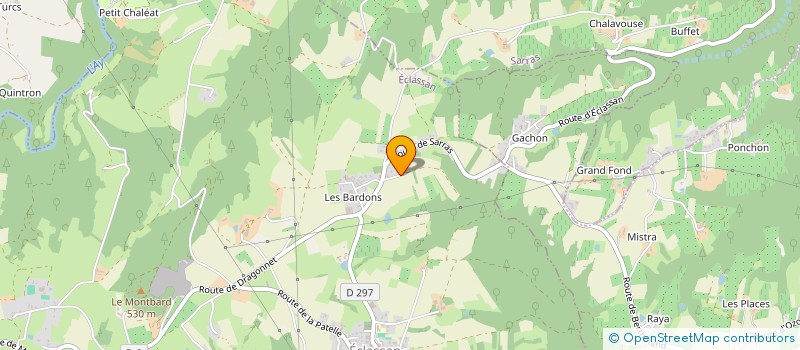 localisation de l'entreprise LTMS MACONNERIE  ECLASSAN