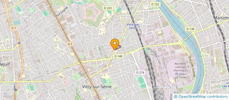 localisation de l'entreprise LTN RAVALEMENT à VITRY-SUR-SEINE