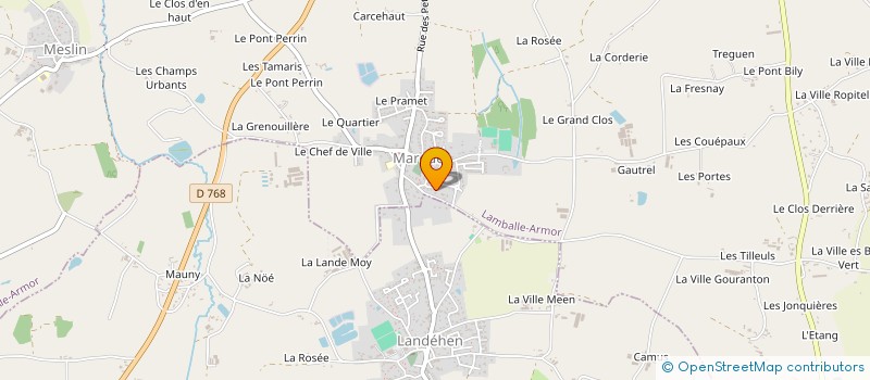 localisation de l'entreprise LTNP CARLO  LAMBALLE-ARMOR