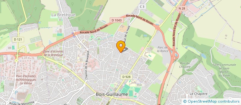 localisation de l'entreprise LTNS à BOIS-GUILLAUME