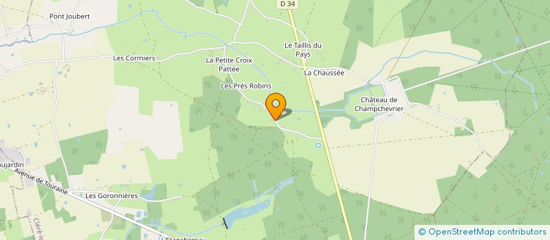 localisation de l'entreprise LTO BREUIL-LATHAN  CLERE-LES-PINS