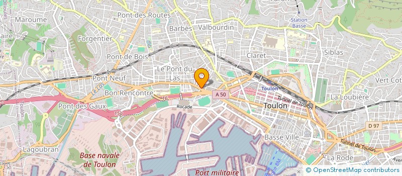 localisation de l'entreprise LTOP  TOULON