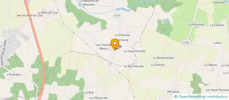 localisation de l'entreprise LTP  PLELAN-LE-GRAND