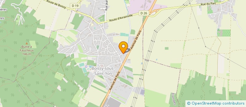 localisation de l'entreprise LTP 91 à BOISSY-SOUS-SAINT-YON