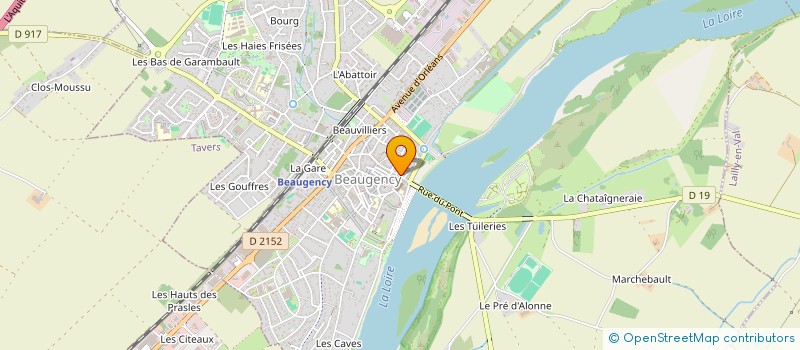 localisation de l'entreprise LTP à BEAUGENCY