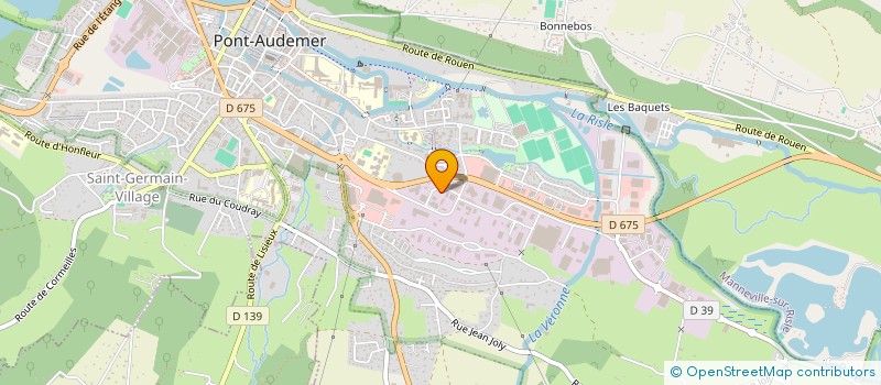 localisation de l'entreprise LTP DEVELOPPEMENT à PONT-AUDEMER