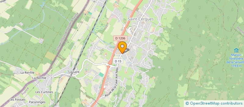 localisation de l'entreprise LTP LA YAUTE  SAINT-CERGUES