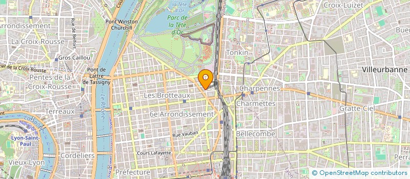 localisation de l'entreprise LTPC ONE  LYON