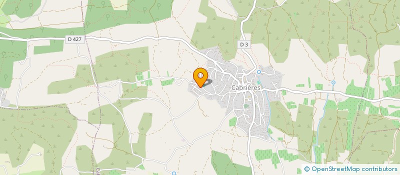 localisation de l'entreprise LTPE  CABRIERES