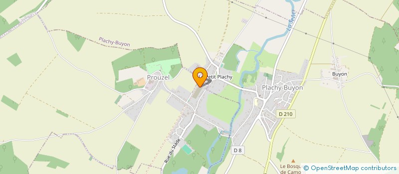 localisation de l'entreprise LTPP 25  PROUZEL