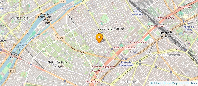 localisation de l'entreprise LTPR à LEVALLOIS-PERRET
