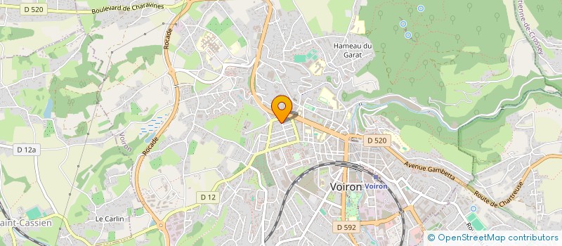 localisation de l'entreprise LTR à VOIRON