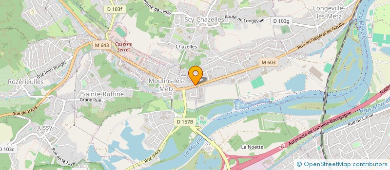 localisation de l'entreprise LTR 57 (SOCIETE EN LIQUIDATION)  SCY-CHAZELLES