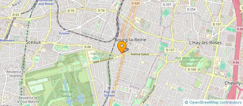 localisation de l'entreprise LTR CONSEILS à BOURG-LA-REINE