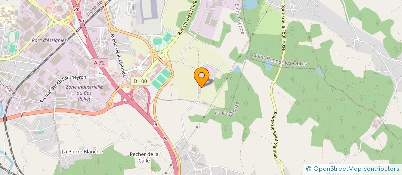 localisation de l'entreprise LTR IN SITU  ANDREZIEUX-BOUTHEON