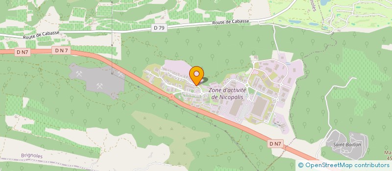 localisation de l'entreprise LTS  BRIGNOLES