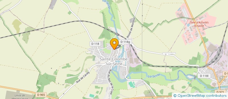 localisation de l'entreprise LTS  SAINTE-COLOMBE-SUR-SEINE