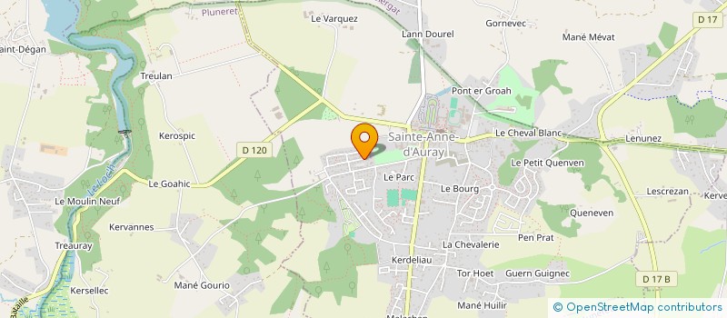 localisation de l'entreprise LTS à SAINTE-ANNE-D'AURAY