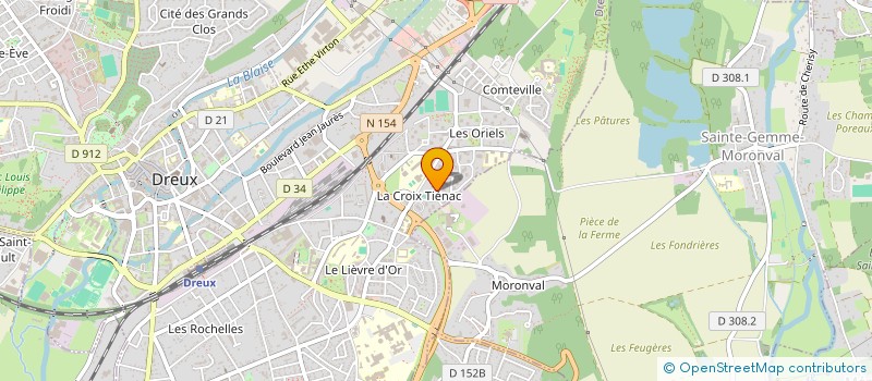 localisation de l'entreprise LTS CONSTRUCTION à DREUX