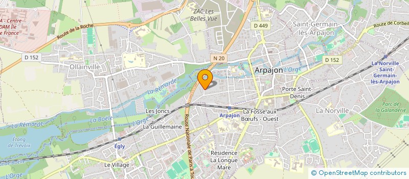 localisation de l'entreprise LTS INVEST  ARPAJON