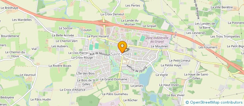 localisation de l'entreprise LTS ROYER IMMO à SAINT-GILLES