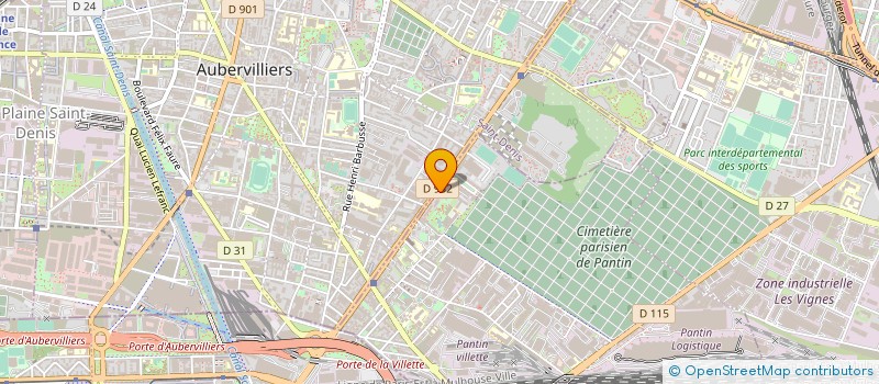 localisation de l'entreprise LTS TRANSPORTS  PANTIN