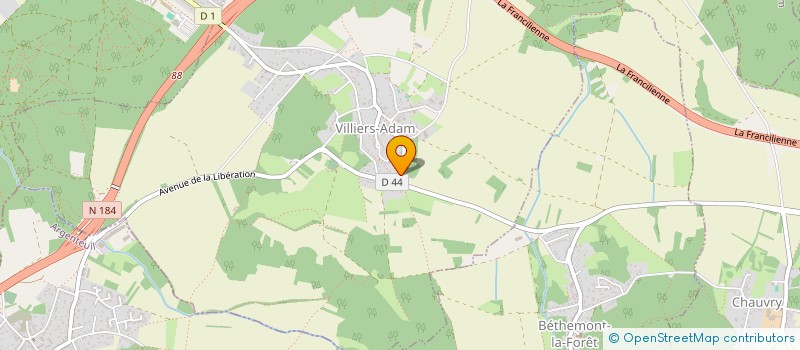 localisation de l'entreprise LTS TRAVAUX DE RENOVATION à VILLIERS-ADAM