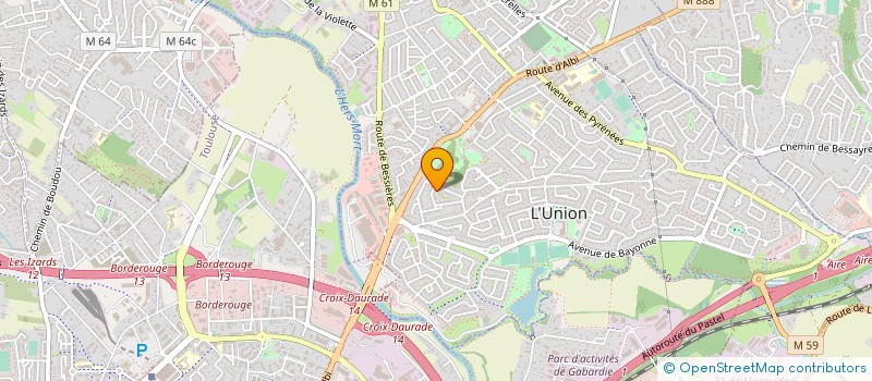 localisation de l'entreprise LTSB CONSULTING à TOULOUSE