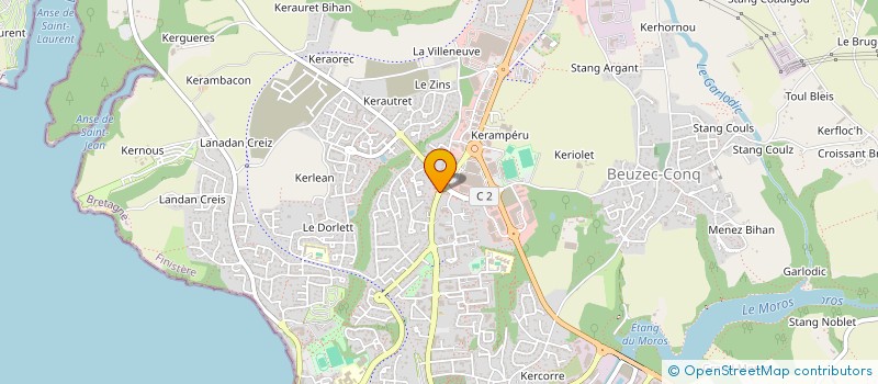 localisation de l'entreprise LTSI OPTIQUE à CONCARNEAU