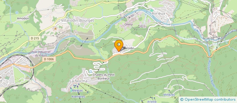 localisation de l'entreprise LTT GESTION  VILLARODIN-BOURGET