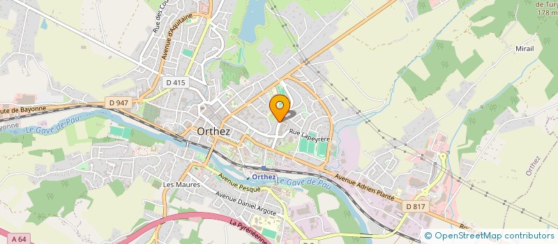 localisation de l'entreprise LTV  ORTHEZ