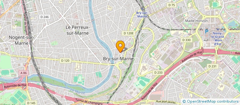 localisation de l'entreprise LTV COMMUNICATION à BRY-SUR-MARNE