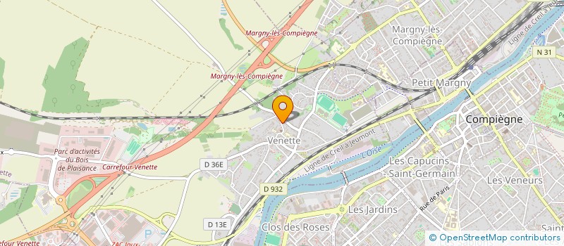 localisation de l'entreprise LTV-FIRST  VENETTE