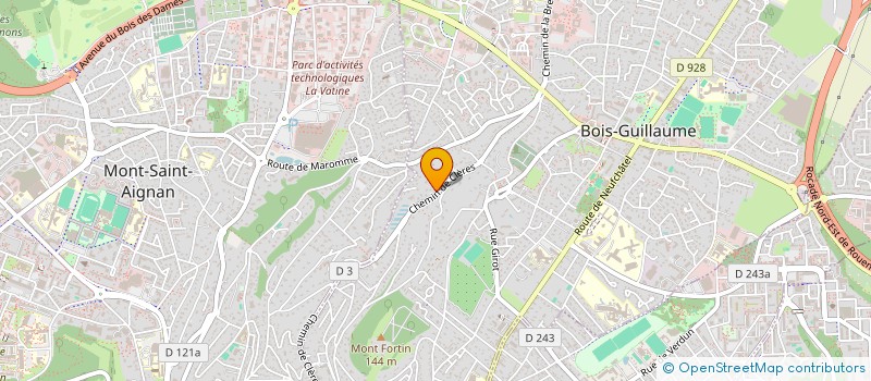 localisation de l'entreprise LTVB à BOIS-GUILLAUME