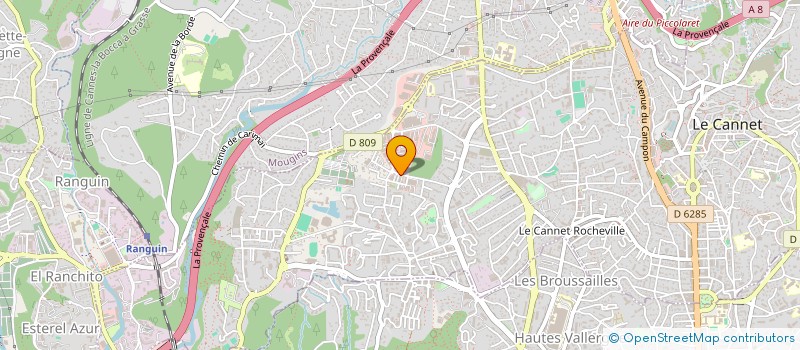 localisation de l'entreprise LTX à LE CANNET