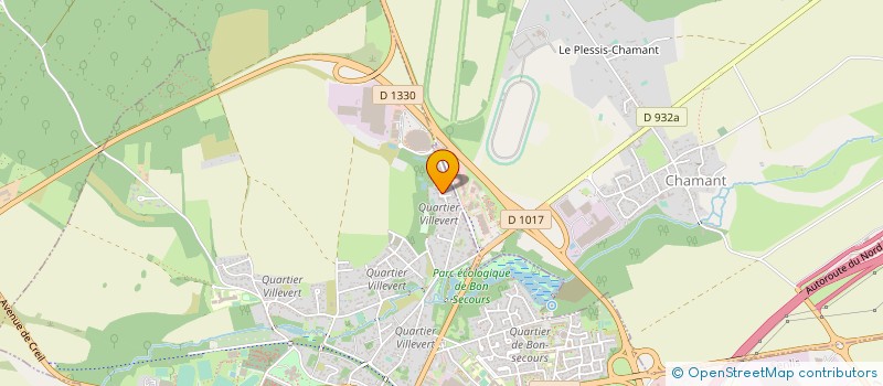 localisation de l'entreprise LTX INGENIERIE  SENLIS