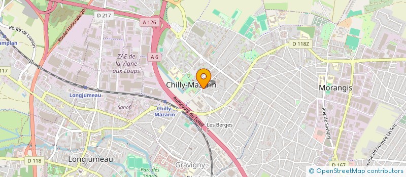 localisation de l'entreprise LTZ ENGINEERING  CHILLY-MAZARIN