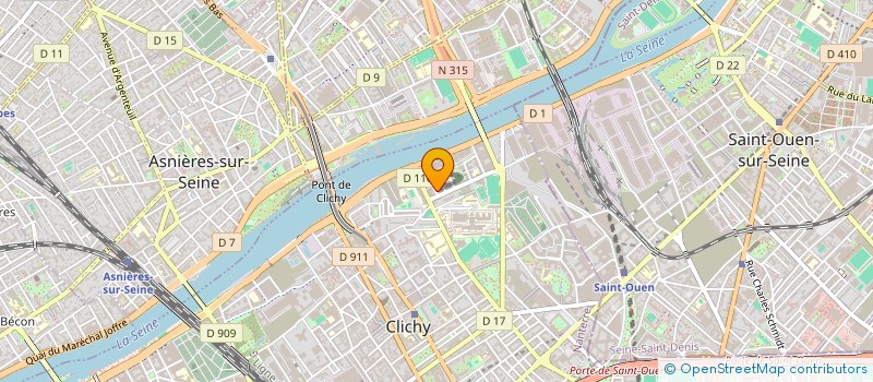 localisation de l'entreprise LTZ MEDOPHTALMIC à CLICHY