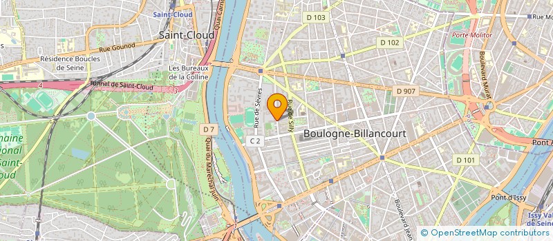 localisation de l'entreprise LU 6.1 à BOULOGNE-BILLANCOURT