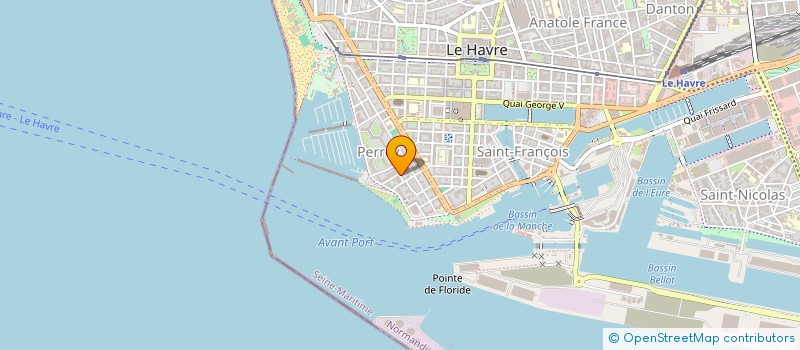 localisation de l'entreprise LU 7 à LE HAVRE