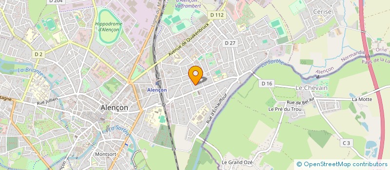 localisation de l'entreprise LU'ALU ALENCON à ALENCON