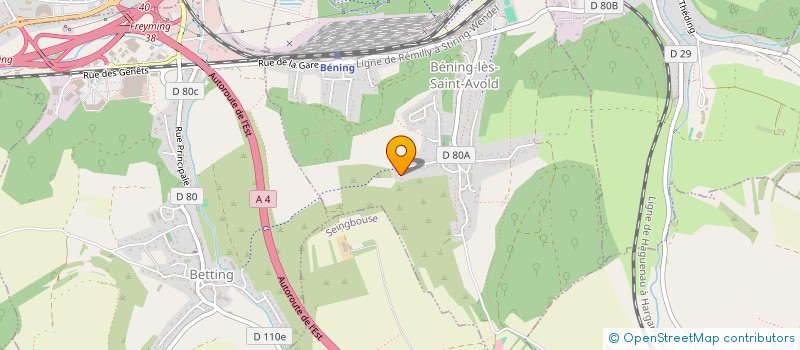 localisation de l'entreprise LU CIE  BENING-LES-SAINT-AVOLD